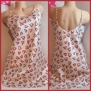 VTG Basic Editions Silky Satin Babydoll Chemise Size Lg